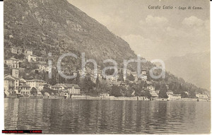 Cartolina originale da collezione 1924 Carate Urio  Lago Como Veduta generale dal lago 1