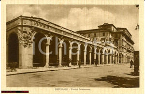 Cartolina originale da collezione 1933 BERGAMO Portici Sentierone animata Cartolina postale 1