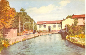 Cartolina originale da collezione 1925 S.MARIA DI BAGNOLO PV Officina Idroelettrica FP 1
