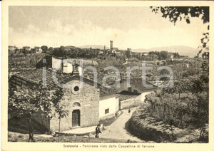 Cartolina originale da collezione 1951 SCARPERIA FI Panorama da cappellina di FERRONE 1