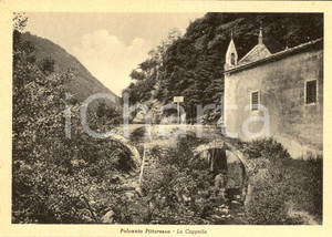 Cartolina originale da collezione 1940 ca BORGO SAN LORENZO FI La cappella di POLCANTO  Cartolina 1