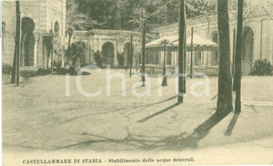 Cartolina originale da collezione 1916 CASTELLAMMARE DI STABIA (NA) Stab. acque minerali *Fotografia 1