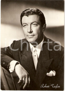 Cartolina originale da collezione 1950 circa ROBERT TAYLOR Fotografia seriale FG NV 1