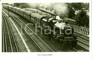 Cartolina originale da collezione 1955 ca LONDON UK The MIDLANDER EXPRESS in viaggio Cartolina FP NV 1