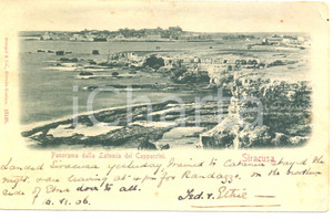 Cartolina originale da collezione 1906 SIRACUSA Panorama dalla LATOMIA dei CAPPUCCINI Cartolina FP VG 1