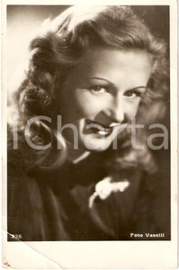 Cartolina originale da collezione 1940 circa Attrice VERA CARMI Cartolina VASELLI FP NV 1