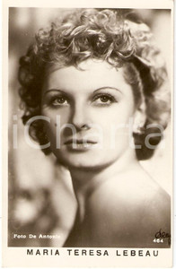 Cartolina originale da collezione 1940 circa MARIA TERESA LE BEAU *Cartolina FP NV 1