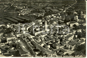 Cartolina originale da collezione 1956 SAN DANIELE DEL FRIULI (UD) Veduta con parrocchia SAN MICHELE ARCANGELO 1