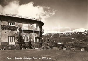Cartolina originale da collezione 1955 CATANIA Panorama con GRANDE ALBERGO DELL ETNA Cartolina FG VG 1