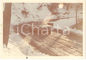 Fotografia d'epoca originale 1970 RALLY Primo SANREMO SESTRIERE Fabio ZAMBELLI - PIZZO Fiat 125 S *Fotografia 1