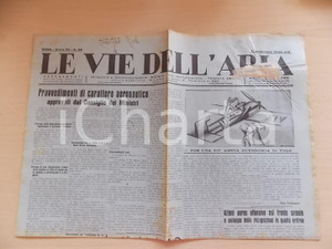 Giornale, rivista storica 1935 LE VIE DELL ARIA Irrefrenabile avanzata Aviazione in AFRICA ORIENTALE 1