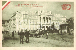 Cartolina originale da collezione 1920 TRIESTE NUOVA ITALIA REDENTA - Riva e Palazzo Luogotenenza *Cartolina FP NV 1