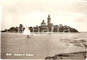 Cartolina originale da collezione 1950 ca GRADO (GO) Santuario Santa Maria di BARBANA Animata *Cartolina FG NV 1