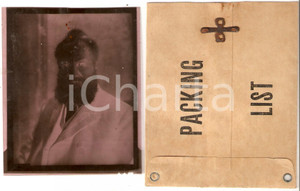 Fotografia d'epoca originale 1946 Alexander GRAHAM BELL 70 Anniversario invenzione telefono RITRATTO Negativo 1