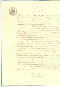 Documento originale, autentico 1871 GALLARGUESLEMONTUEUX David BERARD indebitato con FranÃ§ois RUY 1