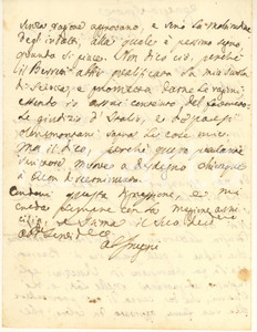 Autografo originale 1763 PARMA Carlo Innocenzo FRUGONI contro Giuseppe BARETTI Autografo 1