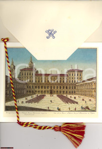 Oggetto da collezione cartaceo 1963 TORINO Biglietto CALENDARIO SocietÃ  del WHIST 1