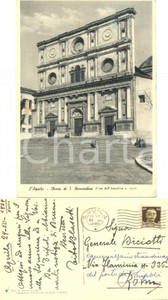 Autografo originale 1939 L AQUILA Chiesa SAN BERNARDINO Autografo Tito BLASETTI a generale BICIOTTI 1