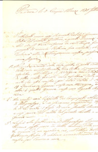 Documento originale, autentico 1870 ALBIGNASEGO PD Testamento Giovanni BOTTIN pro moglie Annetta LION 1