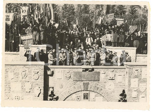 Fotografia d epoca originale 1938 CASOLA VALSENIO RA Discorso di Eugenio COSELSCHI 1