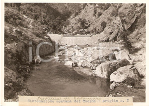 Fotografia d'epoca originale 1935 PUNTA DELLE CASTELLA (KR) Sistemazione fiume TACINA - Foto (1) 1
