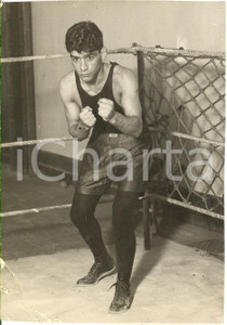 Fotografia d'epoca originale 1928 PARIS Boxe Izzy SCHWARTZ prima di incontro con Emile PLADNER *Fotografia 1