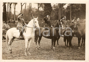 Fotografia d'epoca originale 1939 ROMA IPPICA Fernando FILIPPONI vince Premio REALE a Concorso internazionale 1
