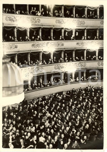 Fotografia d'epoca originale 1938 MILANO Palchi e platea del TEATRO ALLA SCALA *Fotografia 1