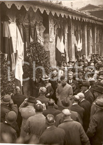 Fotografia d epoca originale 1930 MILANO CICLISMO Lapide sede VELOCE CLUB 1