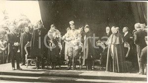 Fotografia d epoca originale 1933 VENEZIA UMBERTO II inaugura nuovo ponte LITTORIO Fotografia 1