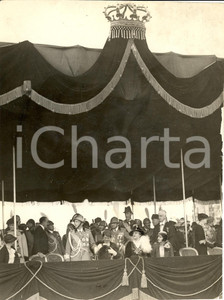 Fotografia d'epoca originale 1935 ROMA Sovrani a Sfilata Forze Armate a via IMPERO 1