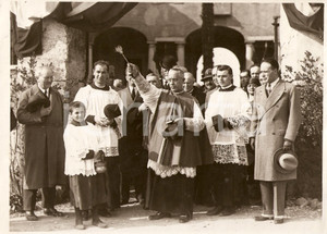 Fotografia d'epoca originale 1930 MILANO La benedizione della Festa degli Alberi *Fotografia 1