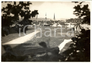 Fotografia d'epoca originale 1936 FORLI' (FC) Accampamento Sandro Italico MUSSOLINI 1