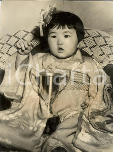Fotografia d'epoca originale 1933 CALIFORNIA Tatsuko TACHIBANA vince gara bellezza 1
