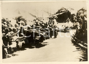 Fotografia d epoca originale 1938 KAIFENG Catastrofica inondazione del FIUME GIALLO 1