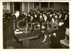 Fotografia d epoca originale 1938 ROMA Pietro Silvio RIVETTA TODDI SocietÃ  DANTE ALIGHIERI Maria di SAVOIA 1