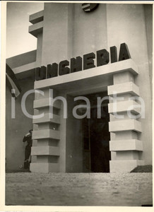 Fotografia d epoca originale 1935 MILANO Padiglione UNGHERIA alla FIERA CAMPIONARIA Fotografia 1
