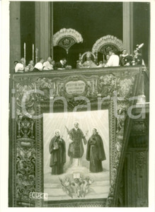 Fotografia d epoca originale 1938 ROMA Papa PIO XI benedice folla da balcone SAN PIETRO Fotografia 1