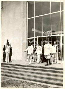 Fotografia d epoca originale 1938 VIGEVANO PV Mostra del cuoio a Palazzo Littorio 1