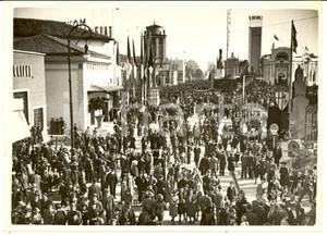Fotografia d epoca originale 1939 MILANO Imponente folla visita la FIERA CAMPIONARIA Fotografia 1