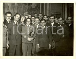 Fotografia d epoca originale 1931 MILANO Andrea IPPOLITO inaugura Scuola PRO AVIATORI Fotografia 1