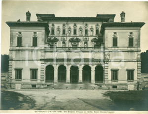 Fotografia d epoca originale 1935 ca ROMA Il palazzo di Villa BORGHESE Vera fotografia ALINARI 1
