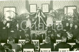 Fotografia d epoca originale 1935 GENOVA NERVI Inaugurazione del Convegno TALASSOLOGICO Fotografia 1