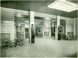 Fotografia d epoca originale 1934 GENOVA Salone d ingresso della CASA DELLO STUDENTE Fotografia 1