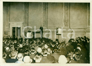 Fotografia d epoca originale 1938 ROMA Il DUCE premia i coloni a Palazzo VENEZIA Fotografia 1