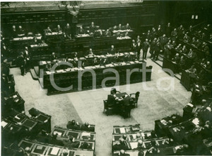 Fotografia d epoca originale 1929 ROMA Insediamento Giovanni GIURIATI Presidenza della CAMERA Fotografia 1