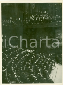 Fotografia d epoca originale 1936 ROMA Delegati Convegno italoaustroungherese CAMERA Deputati Foto 1