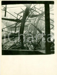 Fotografia d epoca originale 1938 MILANO Macerie Teatro LIRICO distrutto da incendio Fotografia 1