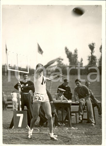 Fotografia d epoca originale 1934 MILANO LITTORIALI La gara del lancio del disco allo Stadio Civico Foto 1