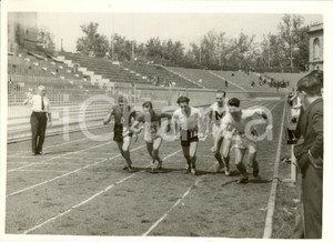Fotografia d epoca originale 1934 MILANO GUF Gara di staffetta per selezione atleti LITTORIALI Fotografia 1